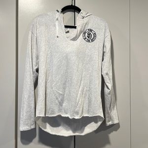 PINK Victoria’s Secret light gray hoodie